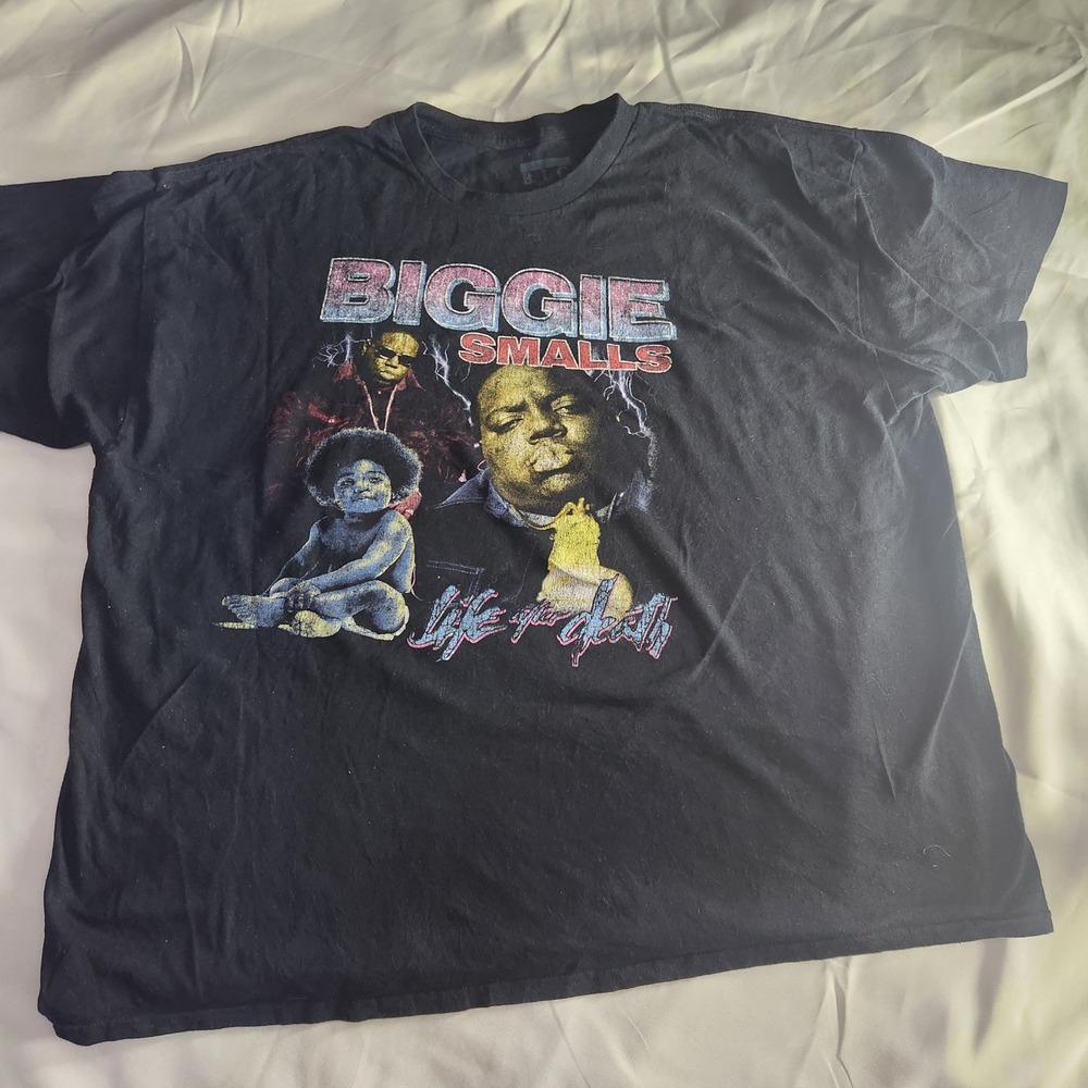 Biggie Smalls Graphic T-Shirt Life After Death Hip Hop Rap Tee 2XL